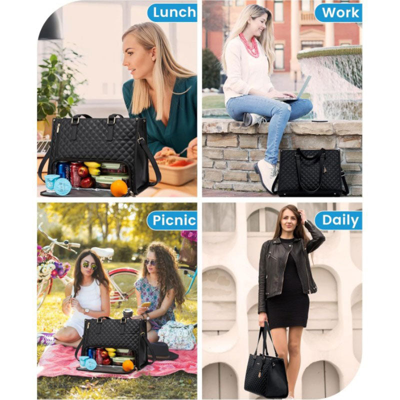 2-in-1 Laptop & Insulated Lunch Work Tote