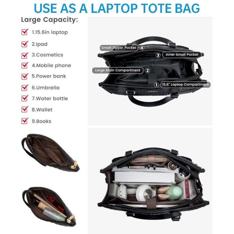 2-in-1 Laptop & Insulated Lunch Work Tote