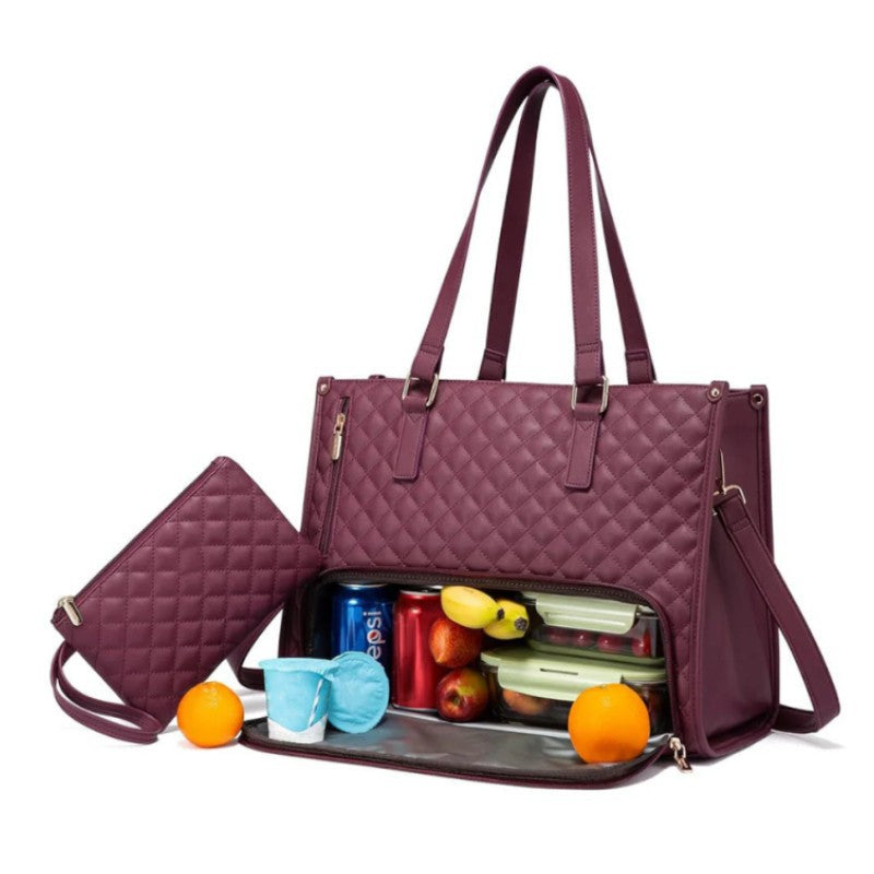 2-in-1 Laptop & Insulated Lunch Work Tote