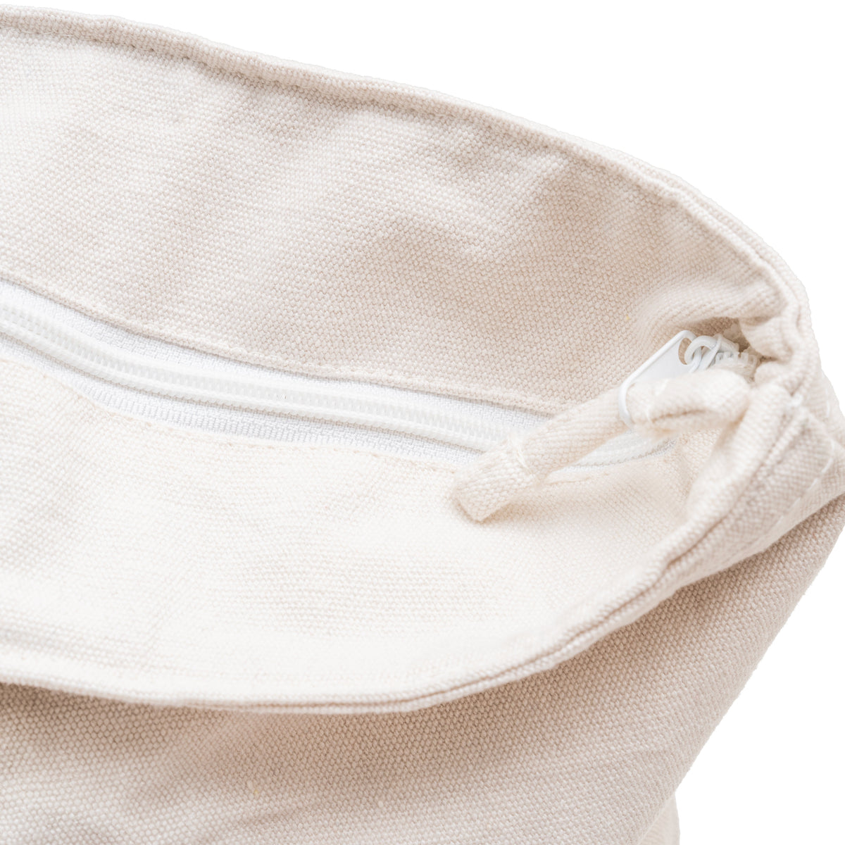 Extra-Large Organic Cotton Canvas Work Tote with Zipper